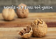 Akhrot na Fayda in Gujarati -- અખરોટ ના ફાયદા - Akhrot benefits in Gujarati - Akhrot nukshan in Gujarati