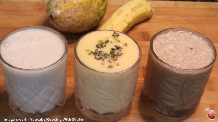 બનાના શેક બનાવવાની રીત - banana milk shake banavani rit - કૉફી શેક બનાવવાની રીત - coffee milk shake banavani rit - મેંગો શેક બનાવવાની રીત - mango milk shake banavani rit - ત્રણ પ્રકારના મિલ્કશેક બનાવવાની રીત - Tran prakar na milk shake banavani rit